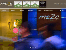 Tablet Screenshot of mezze.com.tr
